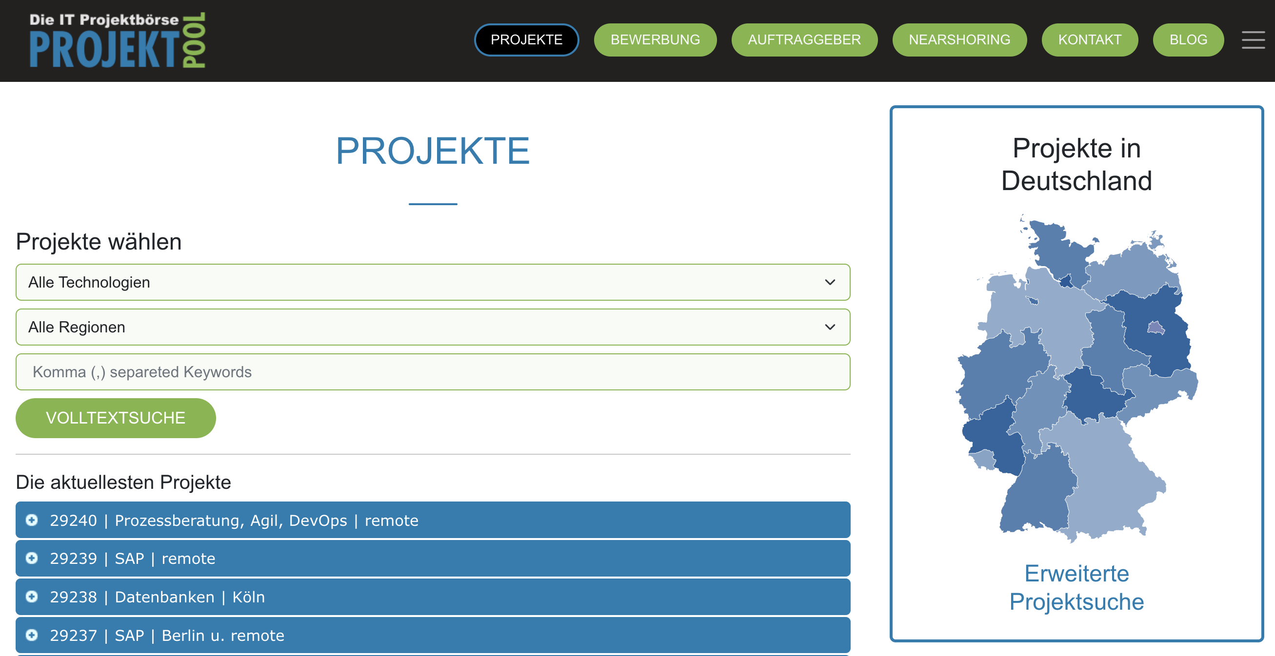 Freelancer können einfach IT-Projekte auf der Plattform Projekt-Pool.de finden.